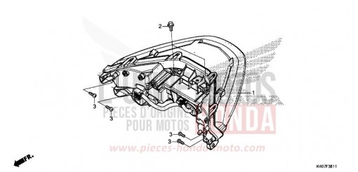 KOMBINATIONSLEUCHTE (NSS125ADK) NSS125ADK de 2019